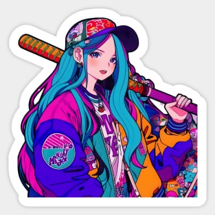 Batting Fun Sticker